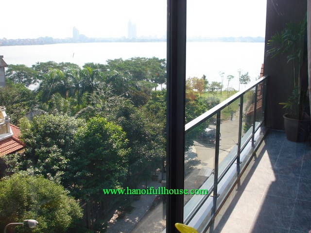 Luxury duplex serviced apartment with 2 bedrooms for rent in Tay Ho dist