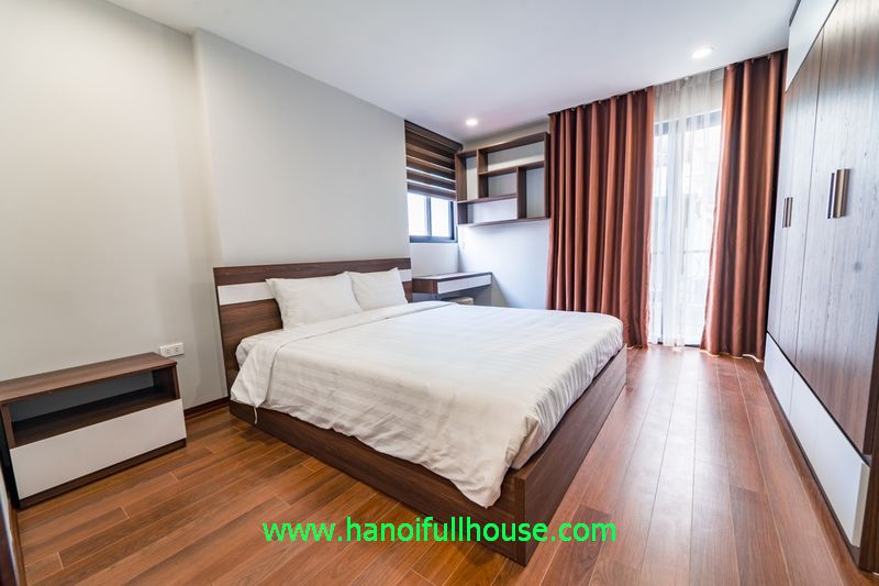 Brandnew 1BR serviced apt with Japanese style on Dao Tan, Ba Dinh for rent 