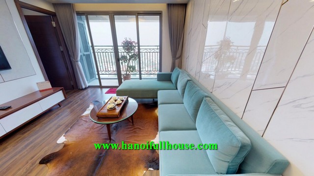 Apartment with 3 bedrooms, high floor at D '. Le Roi Soleil - Quang An for rent.