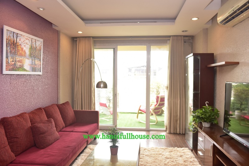Duplex 03 bedrooms service apartment, full furniture, big balcony for lease