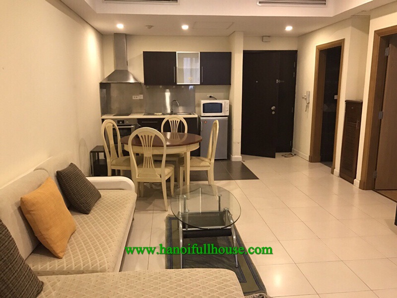 Nice one bedroom apartment on the high floor in Pacific Place 83B Ly Thuong Kiet street for rent.