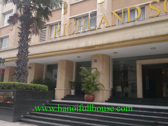 Hanoi Richland Southern apartment in Cau Giay dist for rent