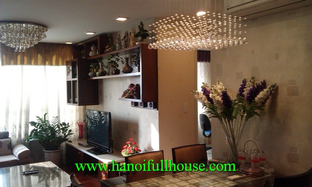 Richland Southern apartment on Xuan Thuy street for rent. Fully furnished 3 bedroom apartment