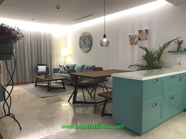 An extremely attractive design apartment with 3 bedrooms in Tay Ho district for foreigners to move in immediately