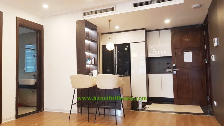 Nice and luxurious 1 bedroom apartment for rent in Hoang Thanh building - 114 Mai Hac De street