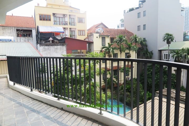 Cozy service apartment on To Ngoc Van street, 2 bedrooms, great balcony, wonderful terrace.