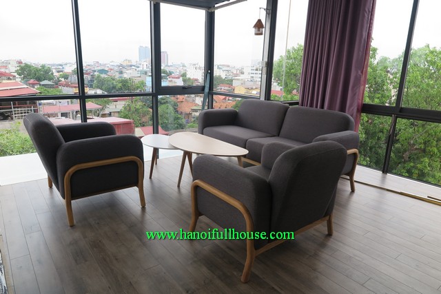 A duplex apartment in Hanoi Center for lease. Luxury furnishings, great view, large space