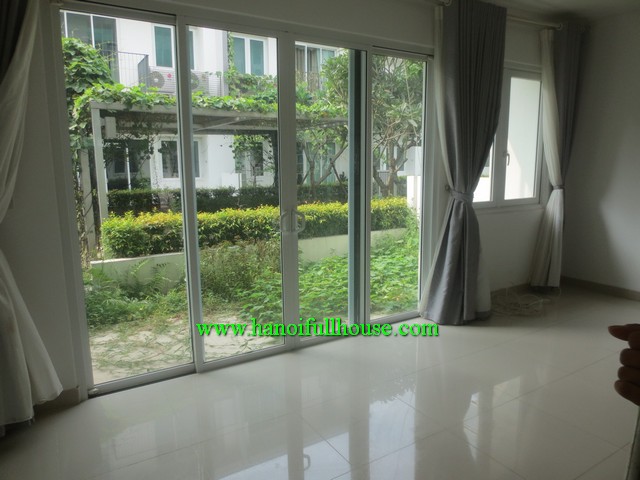 Brand new house in Parkcity-Hanoi for rent, 4 bedroom, courtyard, terrace and peace