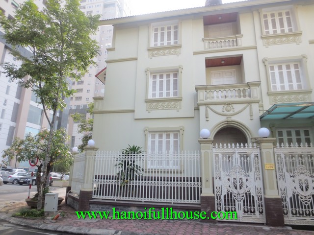New villa with 5 bedroom, a garage, a terrace for rent in Thanh Xuan dist, Ha Noi