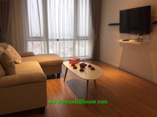Mipec Long Bien, fully furnished, reasonable price 2 bedroom apartment for rent, $650/month