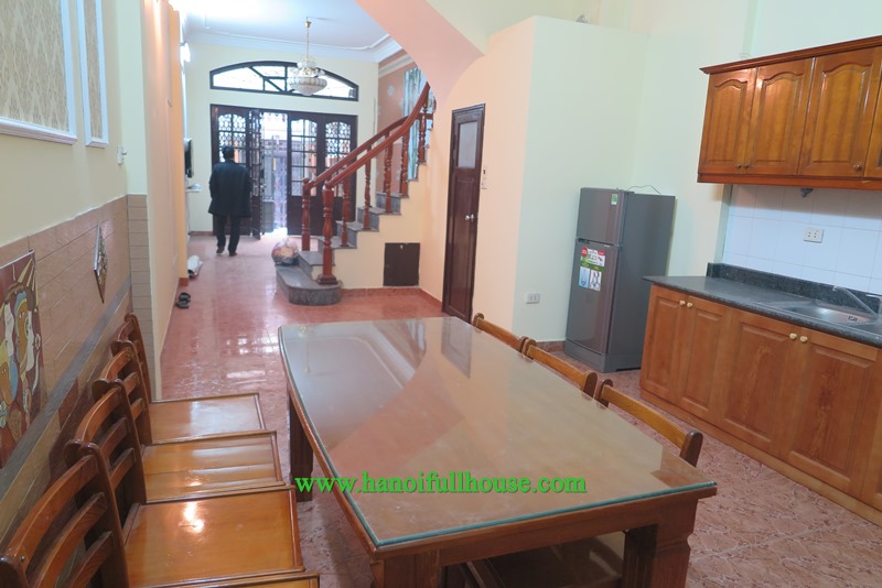 Cozy house in An Duong street, 5 bedrooms with balconies, big terrace for rent.