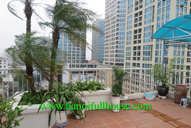 Modernly furnished three bedroom serviced apartment rentals in Hai Ba Trung dist, Ha Noi