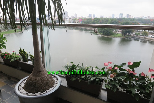 Luxury duplex apartment three bedroom in Hanoi central for lease