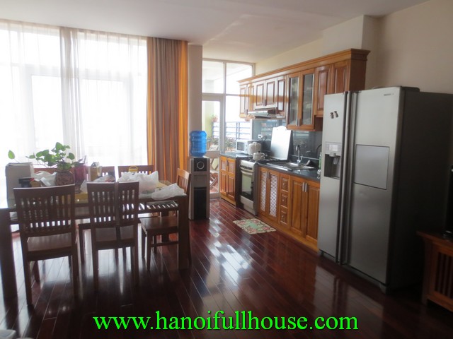 2 bedroom very beautiful serviced apartment nearby Ha Noi Nikko hotel for lease