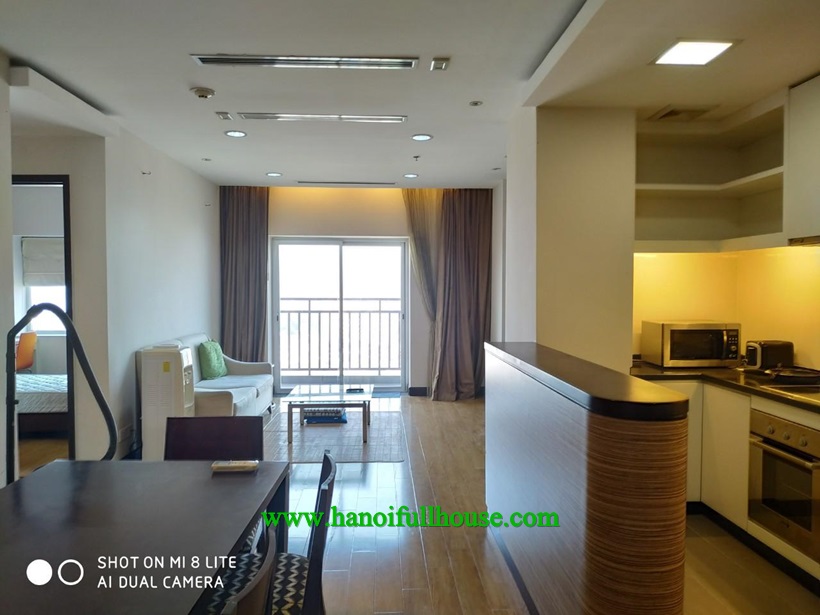 Big balcony apartment with 3 bedrooms for rent in Hoa Binh Green on Buoi road