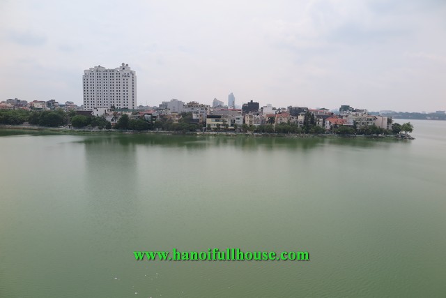Beautiful apartment on Quang An street, large balcony, great view for rent.