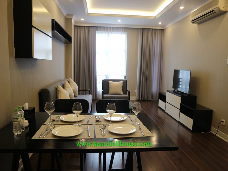 High quality Japanese-style 1 bedroom apartment for rent right The Vincom-Ba Trieu