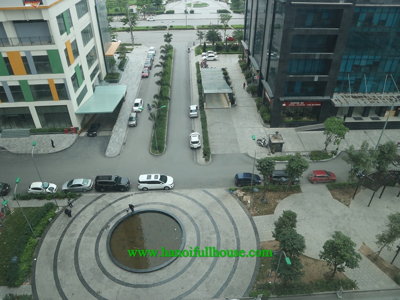Corner apartment with 3 bedroom is available in Ngoai Giao Doan Building