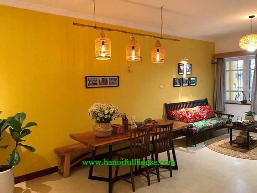 Furnished apartment is available in Ha Noi center