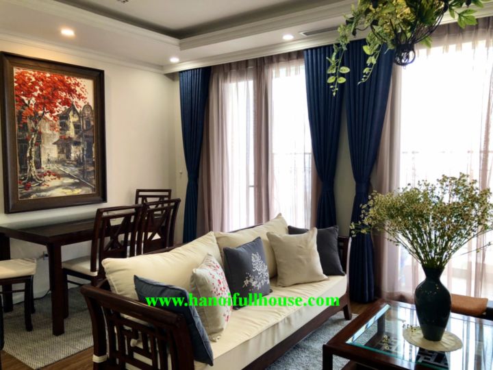 Luxurious 1 bedroom apartment in Hai Ba Trung district for rent - Sunshine Garden Minh Khai.