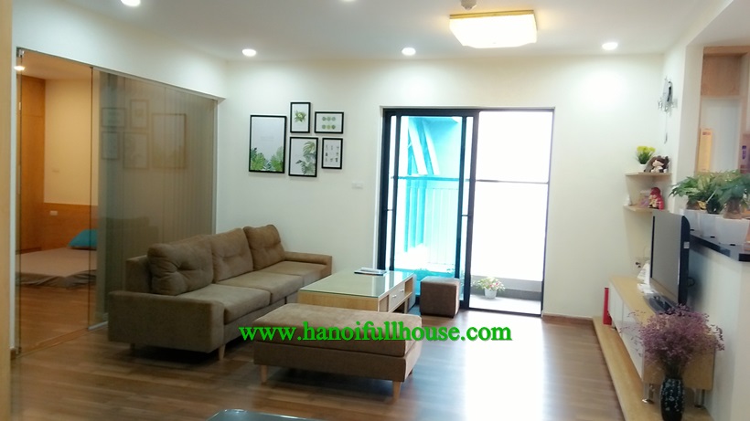 Brand new 3 bedroom apartment for rent in Goldmark City, 136 Ho tung Mau