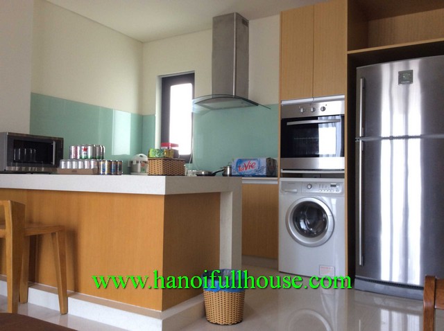 One bedroom serviced apartment with lift, balcony, modern furniture, quiet