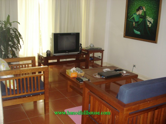 2 bedroom serviced apartment rental, fully furnished, Truc Bach Lake View