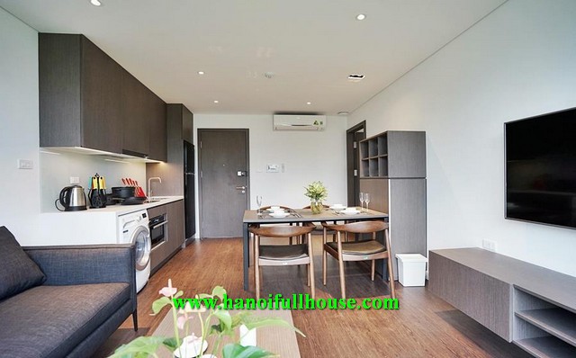 Brand new service apartment on To Ngoc Van street, a lot of natural light for rent.