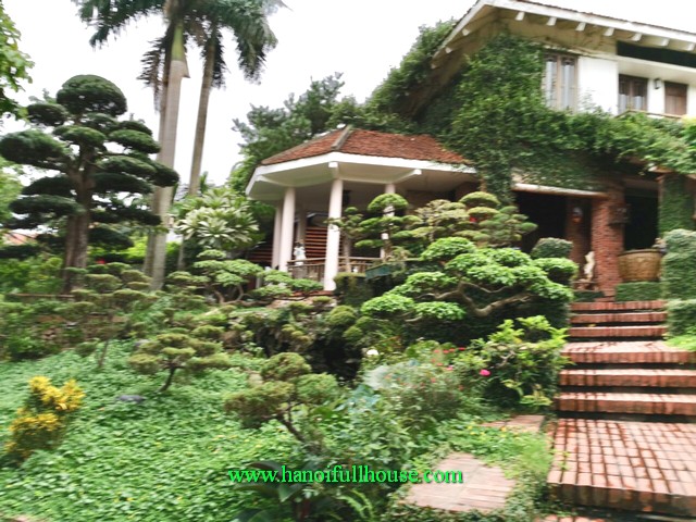 Căn biệt thự cổ kính hơn 2000m2 cho thuê làm nhà hàng, công ty, quầy rượu, cafe hay ở 