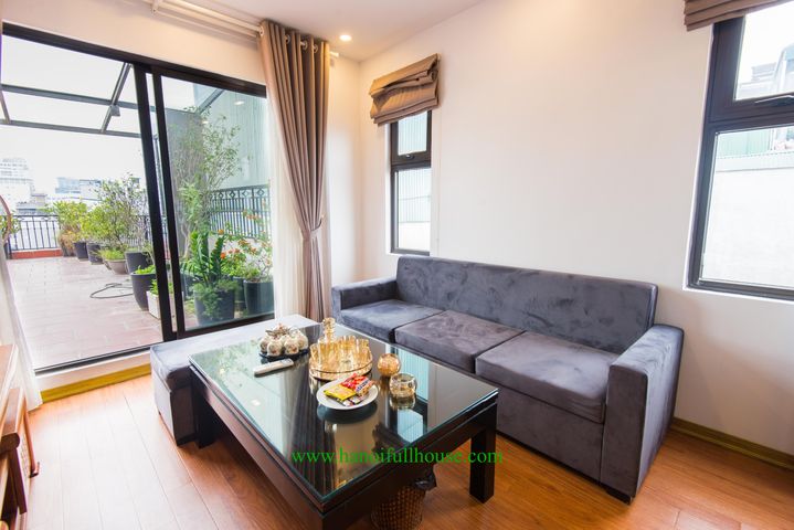 2 bedroom apartment with wonderful balcony near Lotte center for rent