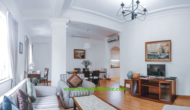 2 bedroom, fully furnished beautiful serviced apartment for rent in Hai Ba Trung dist, Hanoi