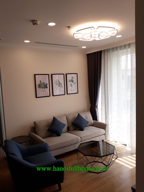 Luxurious apartment in Vinhomes Gardenia Ham Nghi street, 2 bedrooms, furnished for rent.