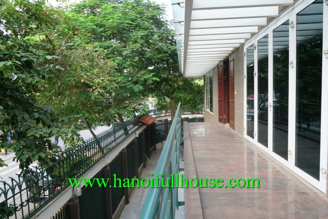 A spacious villa with big yard, pool, modern design and nearby West Lake-Hanoi