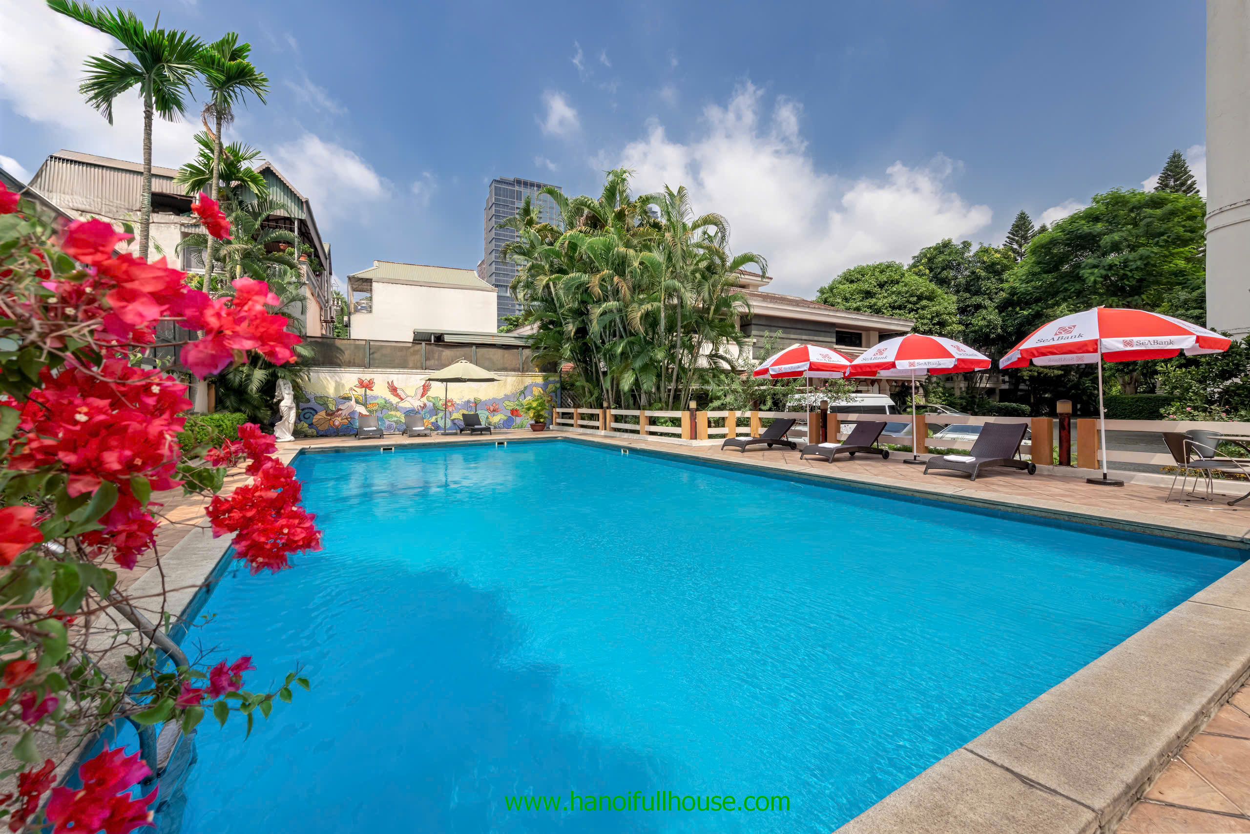 Modern and luxury apartment with 2 bedrooms, swimming pool in Tay Ho