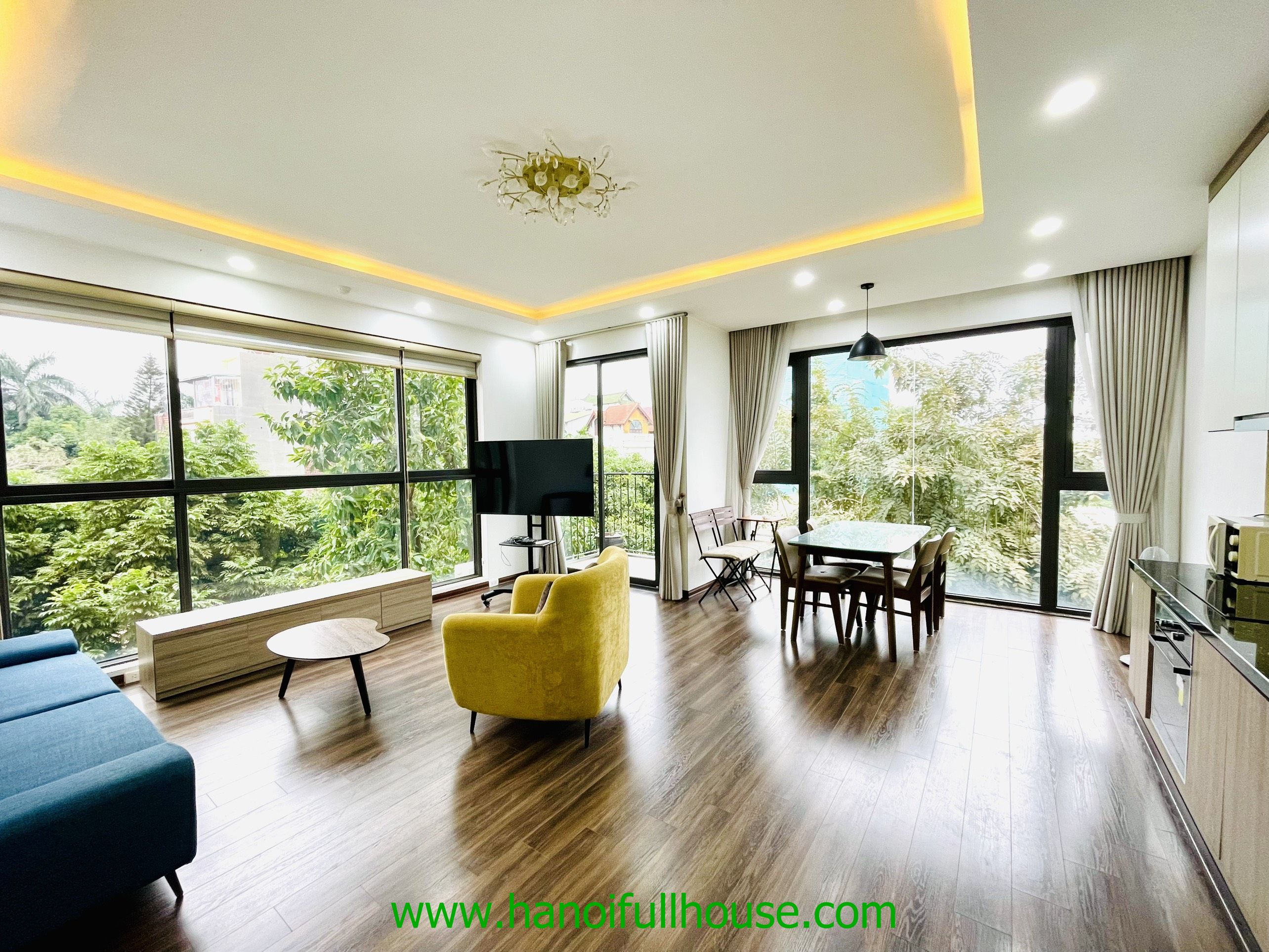 New and Modern apartment with 2 bedrooms in Tay Ho to rent