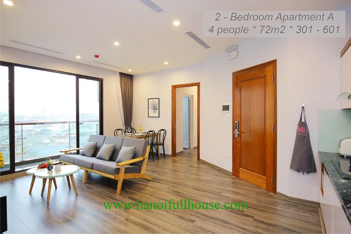 So hot! New apartment with 2 bedrooms, 2 balconies on Hoang Hoa Tham street