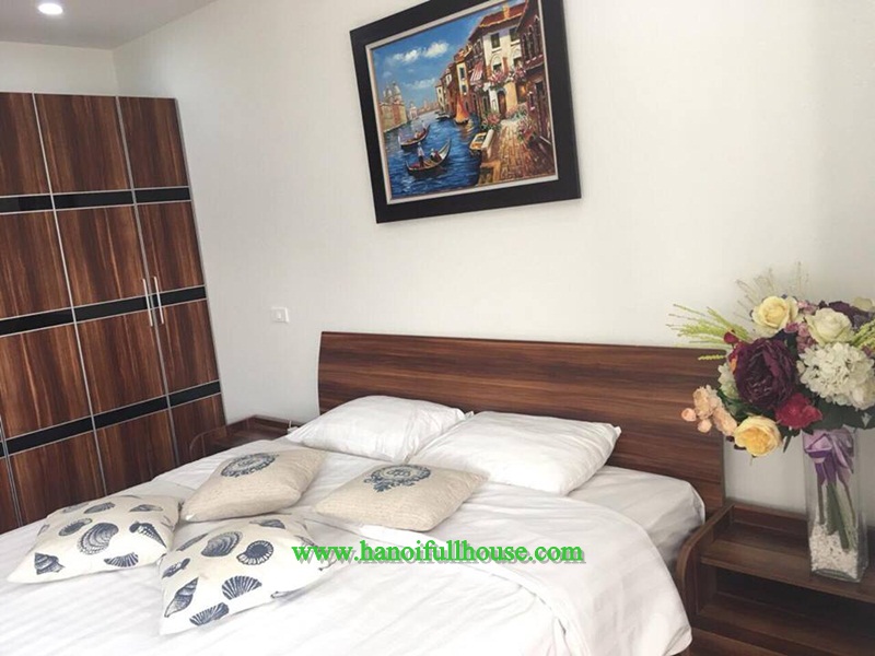 Brand-new apartment, two bedrooms, full serive in Ngoai Giao Doan for rent