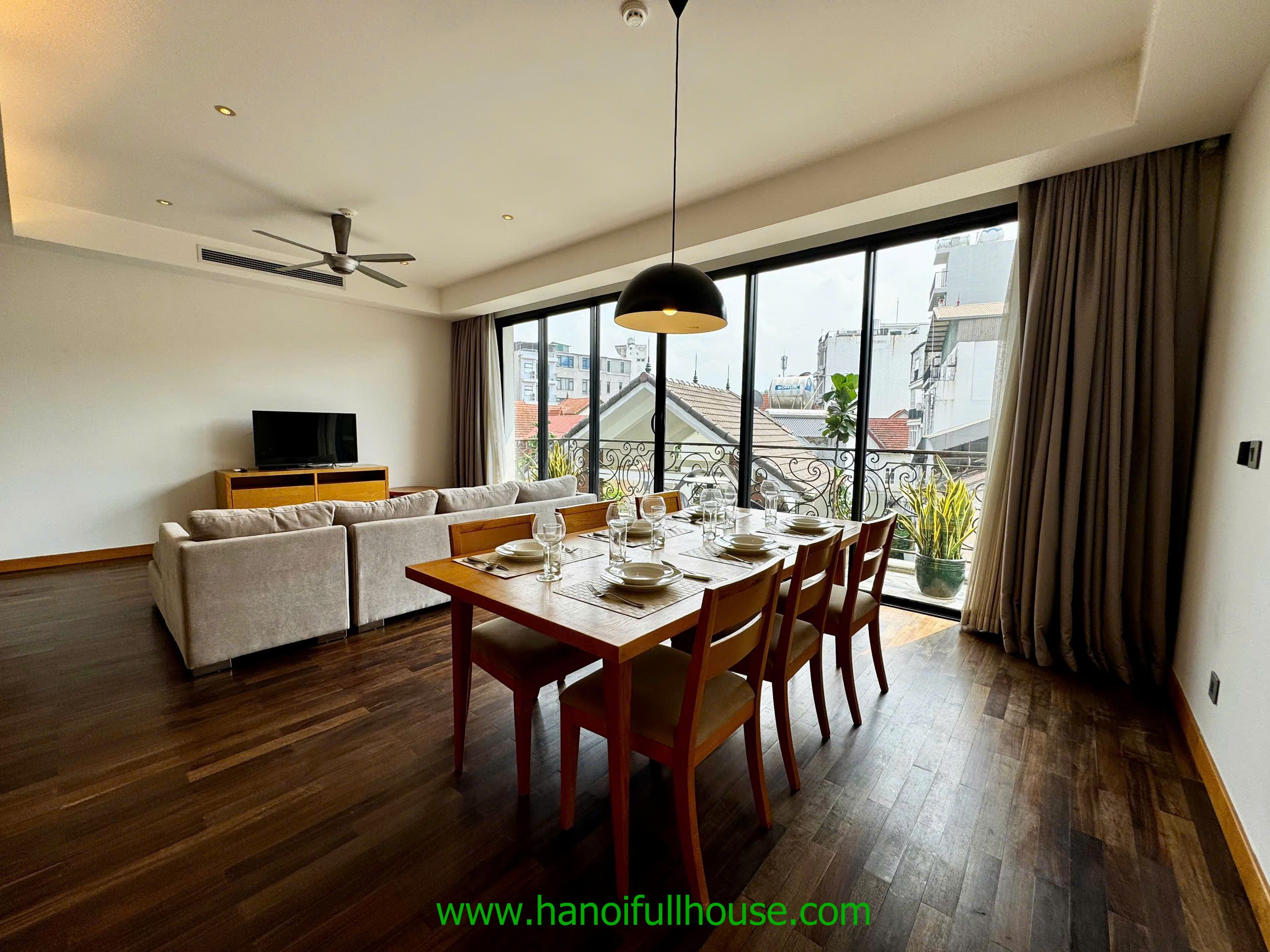 3 bedroom apartment with fully furnished, modern in Tay Ho to rent