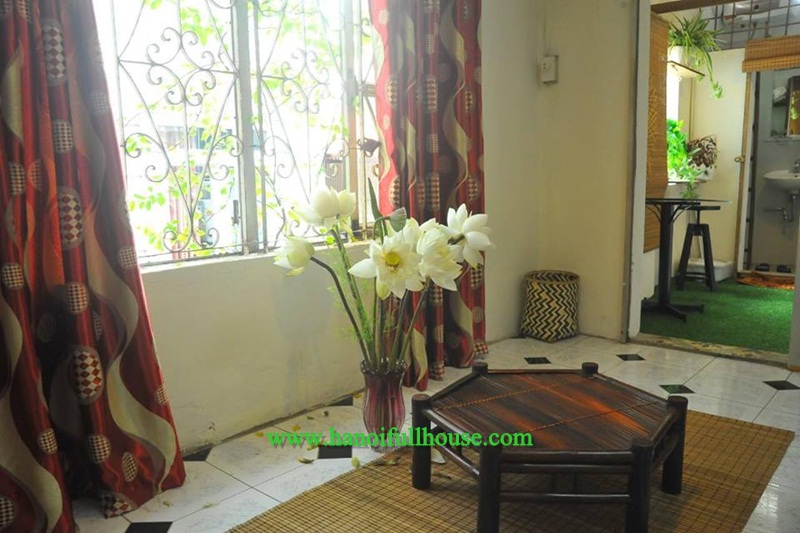 A Old French style house, two bedrooms near Hoan Kiem for rent