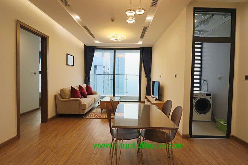 Nice apartment with 2 bedrooms, high floor in Vinhomes Metropolis Lieu Giai