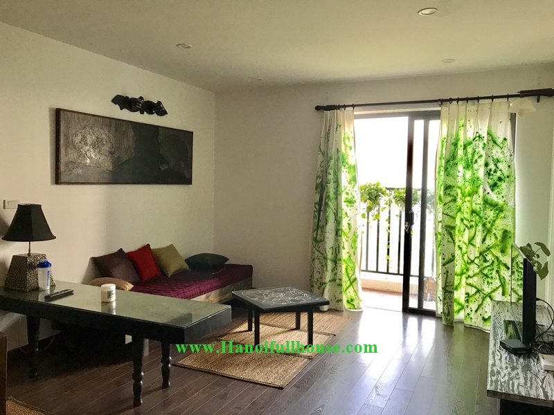 Apartment for rent, 2 bedrooms, high floor, nice furniture in Lac Hong Building 