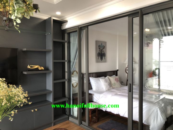 Cho thuê căn hộ 1 phòng ngủ sang trọng tại quận Hai Bà Trưng - Sunshine Garden Minh Khai.