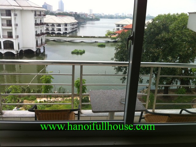 Lake view serviced apartment rentals in Tay ho dist, Hanoi
