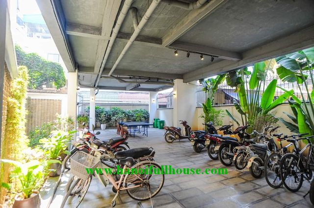 Spacious apartment with beautiful balcony in Doi Can street for rent