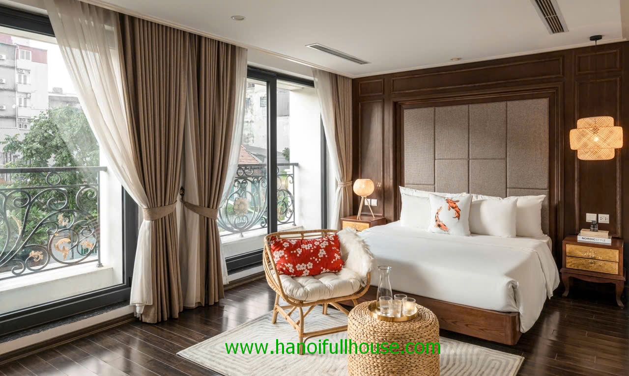 Cho thuê căn hộ 2 phòng ngủ chất lượng cao tại quận Hai Bà Trưng