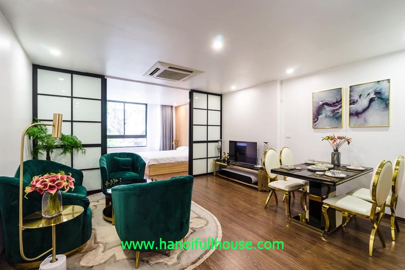 Căn hộ 01 phòng ngủ nội thất hiện đại cho thuê tại quận Hai Bà Trưng,Hà Nội 