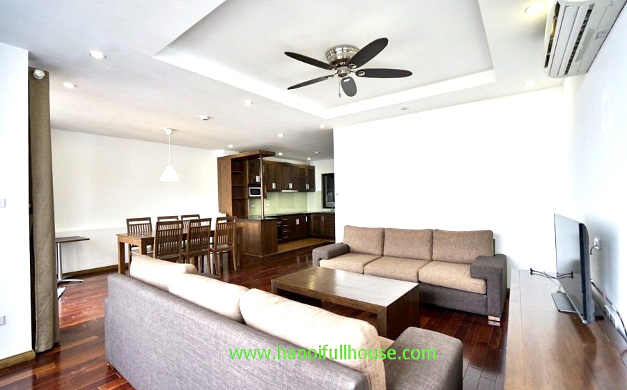 Furnishing duplex apartment with 3 bedrooms on To Ngoc Van to lease