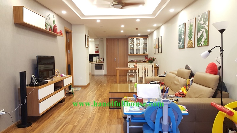 Modern apartment in Ciputra with 03 bedrooms, 150 sqm, good furniture for rent