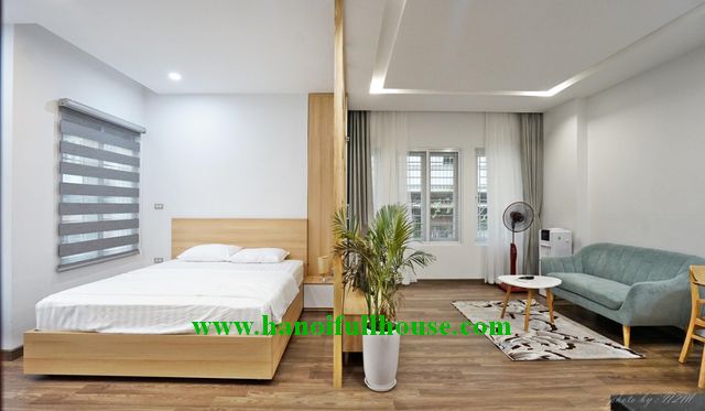 Căn hộ cho thuê 1 phòng ngủ mới, ban công, nhiều ánh sáng gần Lotte cho thuê
