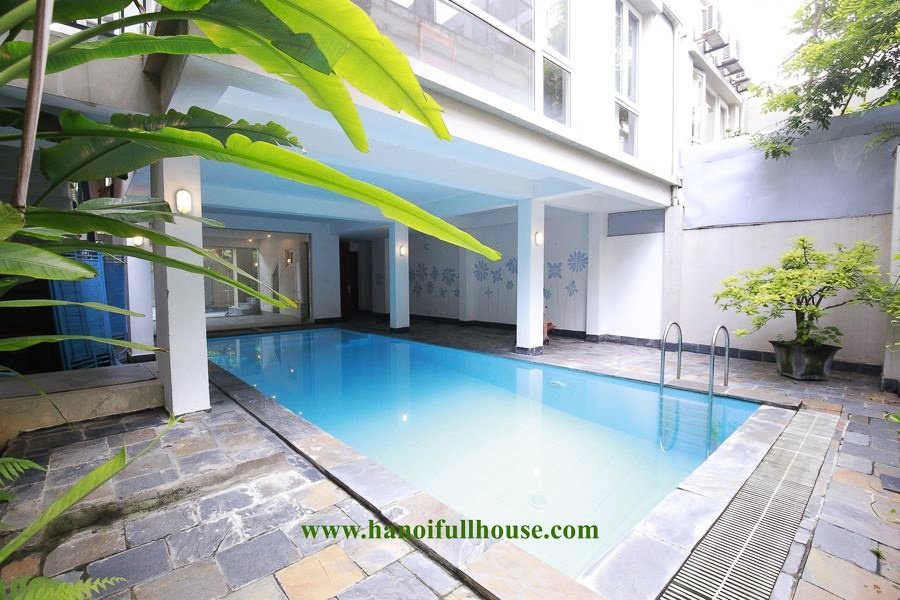 Modern 5-bedroom pool villa l in the center of Tay Ho district